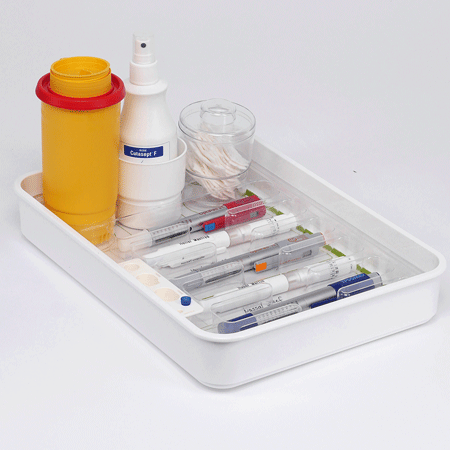 Insulin-Pen-Tablett 6R /E - Medsorg